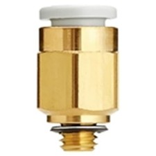 1 pc SMC CORPORATION KQ2H04-M3G1 FITTING, MALE CONN, ST STEEL, M3 THRD, FOR 4MM