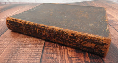 New Testament & Psalms Leather bound 1867 some wear to binding Bishop of Bristol