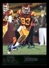 2011 Upper Deck College Football Legends Ronald Johnson Autos Auto TV2160