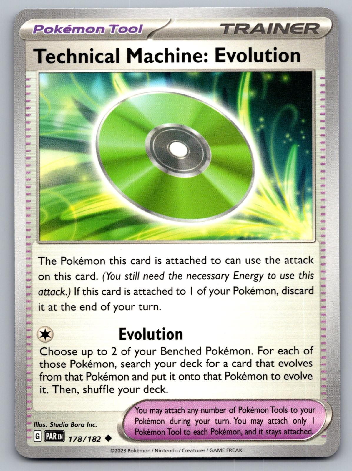 Technical Machine: Evolution 178/182 Uncommon Paradox Rift Pokemon Near Mint
