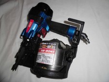 Pistola de clavos de aire MAX HN90N1 MAX súper clavadora alta presión 90 mm azul