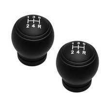 2PCS Gear Shift Cover, Silicone 5-Speed Shift Knob Cover, Anti-Slip Car