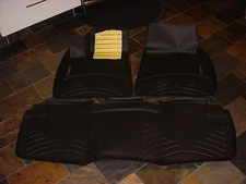 3 rare,unused "TESLA" branded WEATHERTECH 444582 floor mats TESLA MODEL S F&R