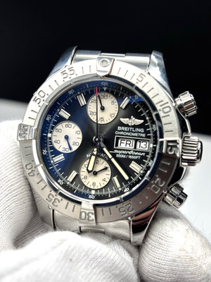 Breitling Superocean II A13340 42mm With Box Manual And Extra Links