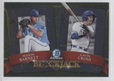 2022 Bowman Draft Blackjack Mason Barnett Gavin Cross #BJ-2 10s2