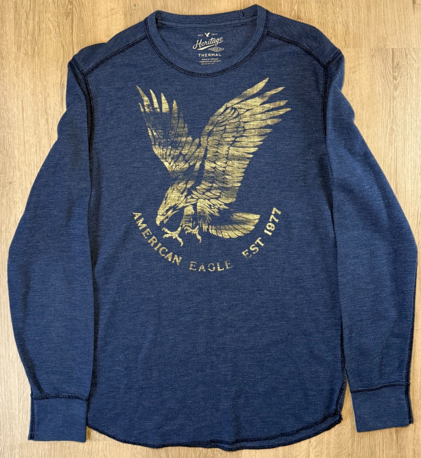 American Eagle Heritage Thermal Long Sleeve Shirt Men’s Medium
