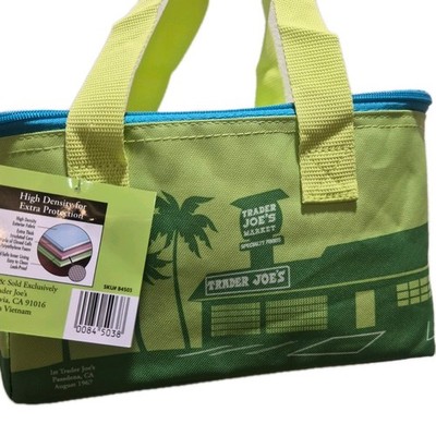 FREE SHIPPING] LIME GREEN Trader Joes Mini Insulated Bag Brand New with Tags 