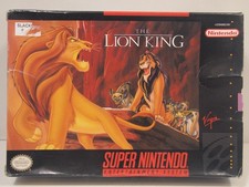 The Lion King Super Nintendo  SNES Authentic BOX ONLY