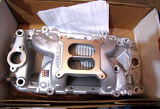 Edelbrock 7561 Performer Rpm Air-gap Intake Manifold Bbc Large Oval Port Heads