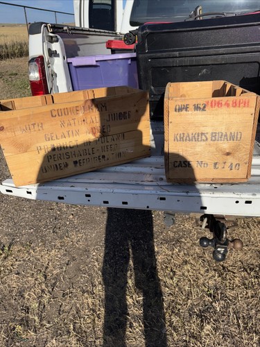 Vintage Cooks Ham Crates