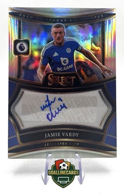 Jamie Vardy Auto Premier League Signatures - Panini Select 2024/2025 - Leicester