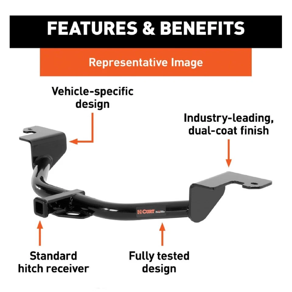 Curt Class 2 Trailer Hitch 12228 for Pontiac Vibe / Toyota Matrix Foto 2 de 4