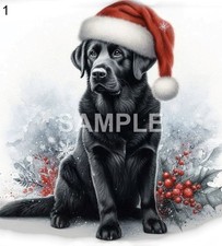Labrador Retriever Acrylic Round Christmas Ornament CHOICE 