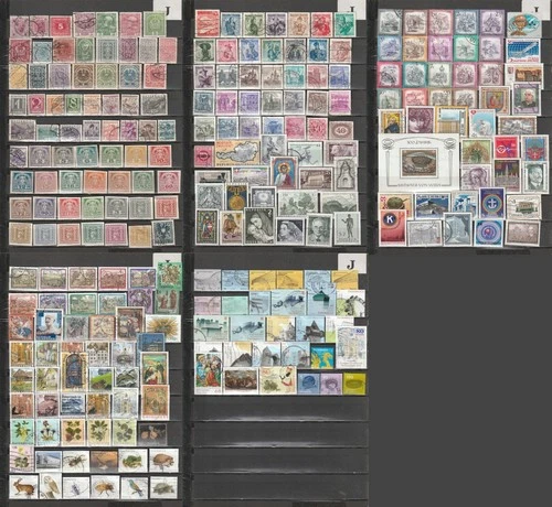 Austria, beautiful collection of stamps all different (see 5 pictures)