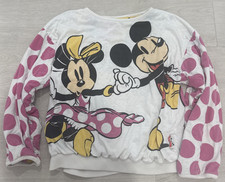 Vintage 80 s 90 s Reversible Mickey Minnie Mouse Sweatshirt Unisex Large