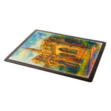 MOUSE MAT - SE Corner, Peterborough Cathedral - Vintage Art Style