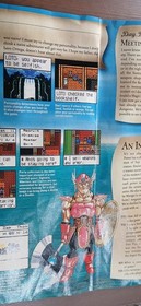 Authentic Nintendo Power Poster VTG NES SNES Switch 22x10 Dragon Warrior II 2001