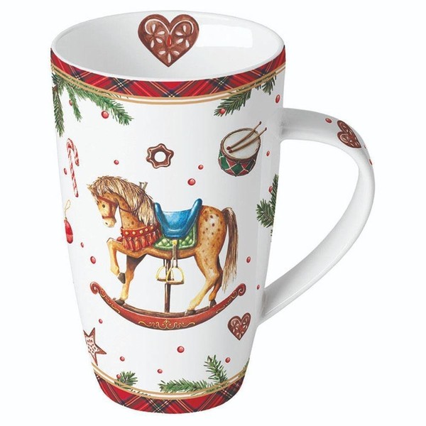 Tasse, Porzellantasse Rocking Horse | Schaukelpferd 0,6L Ambiente, Weihnachten-image