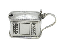 Liberty & Co. Art Deco Sterling Silver Mustard Pot Antique 1933 Birmingham