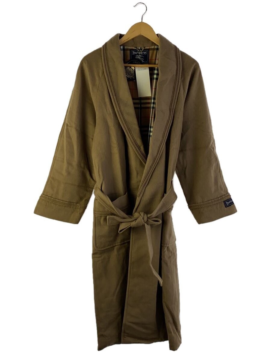 Burberry Wool Cashmere Blend Beige Mens Gown Coat by Nishikawa Sangyo