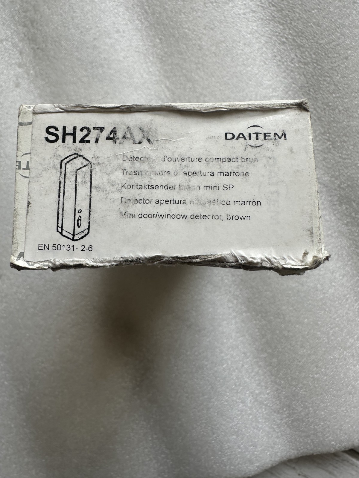 DAITEM SH274AX détecteur d’ouverture sans fil blanc contre les intrusions de nuit