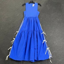 DAILY PRACTICE Bowline Sleeveless Midi Dress Women's Size S Cobalt