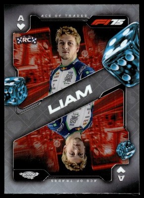 2025 TOPPS Chrome Formula 1 Ace of Trades SCA-5 Liam Lawson (Racing Bulls) RC