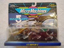 Babylon 5 Micro Machines Collection 2 1994 3-Pack Set Mint On Blister Card