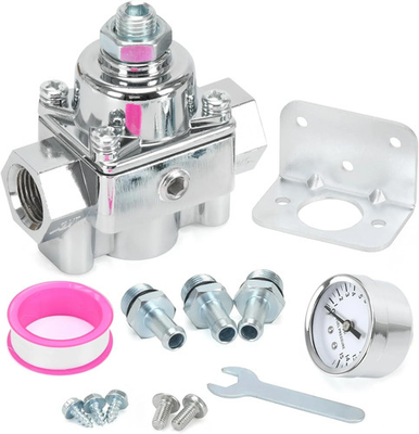 #ad 12 804 Adjustable Fuel Pressure Regulator with Gauge Compatible with Holley and $58.02