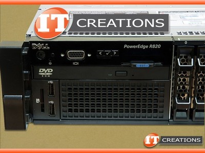 DELL POWEREDGE R820 SERVER 8B TWO E5-4620V2 2.6GHZ 512GB 8 X 300GB