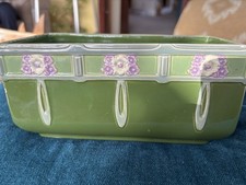 Eichwald Secessionist Art Nouveau Majolica Flower Trough Or Planter Circa 1900