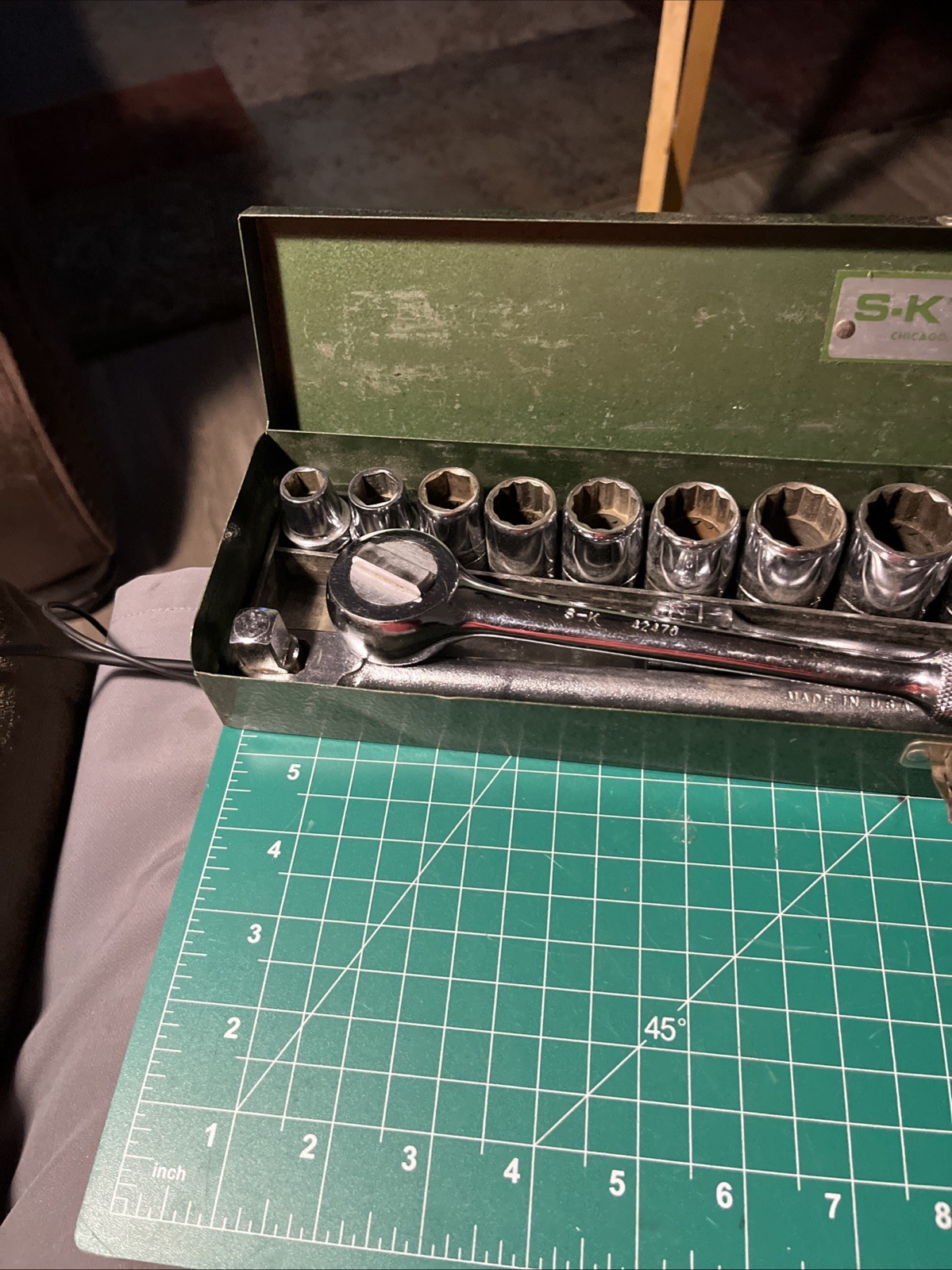 S-K Tools 16 Piece 1/2" Drive Socket Set-Complete Original -USA Made- 7/16-1 1/4