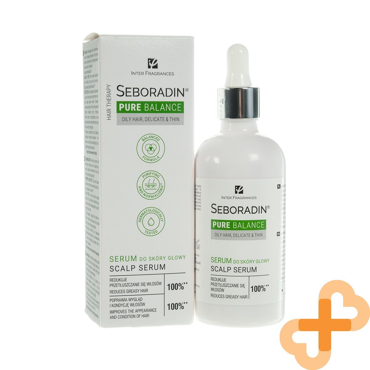SEBORADIN Pure Balance Hydrating Nourishing Grease-Reducing Scalp Serum 100 ml