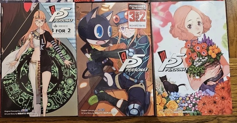 Persona 5 Manga - Volumes 8-10