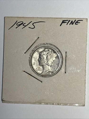 1945 Fine Mercury Dime