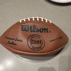 Wilson The Duke NFL Autographed Football Premium Grain Leather Made in USA