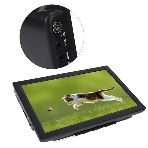 14 Zoll Tragbarer TV Wiederaufladbarer Hochempfindlicher TV LCD Monitor mit Tuner und - Bild 2 von 24