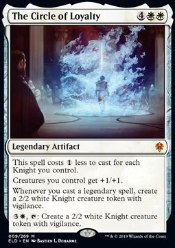 Magic/MTG The Circle of Loyalty ELD-9 Mythic Englisch Excellent