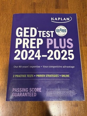 Kaplan Test Prep Ser.: GED Test Prep Plus 2024-2025: Includes a Diagnostic...