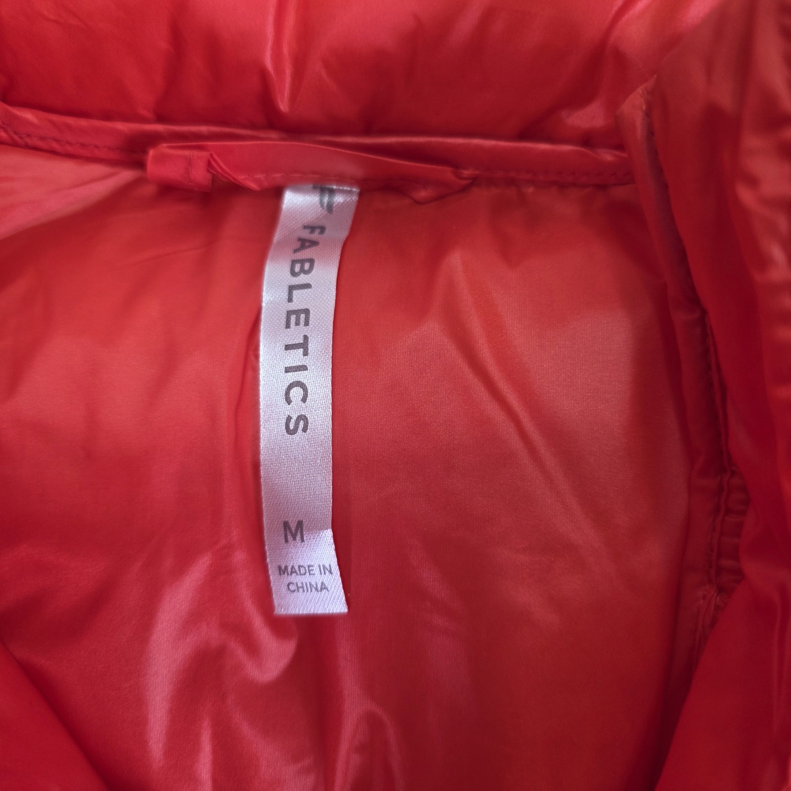 Fabletics Elliot Packable Electric Cherry Puffer … - image 4