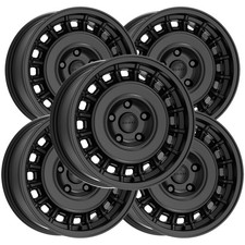 Set Of 5 Nomad N502sb Arvo 15x7 5x4.5 15mm Satin Black Wheels Rims 15 Inch Set Of 5 Nomad N502sb Arvo 15x7 5x4.5 15mm Satin Black Wheels Rims 15 Inch