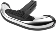 Bully Universal Chrome Hitch Mount Utility Step 1.25" 2" Class 3 Truck 350lb