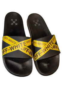 Off White Industrial Slides | eBay
