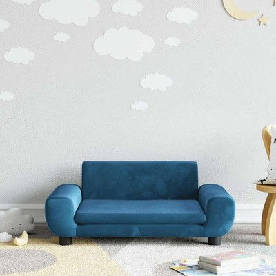 Kindersofa Hocker Schlafsofa Couch Kindersessel Spielsofa Sofa Samt vidaXL