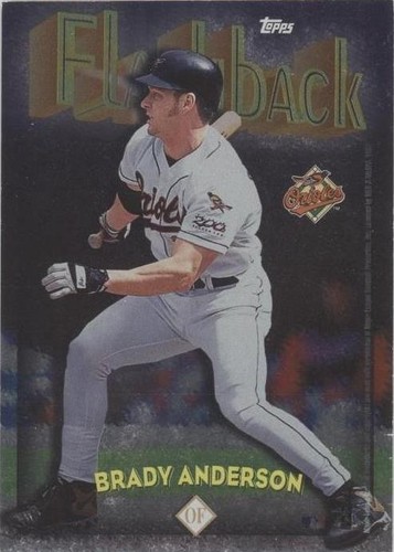 MLB - Brady Anderson 1998 Topps & 1998 Donruss Elite Baseball 