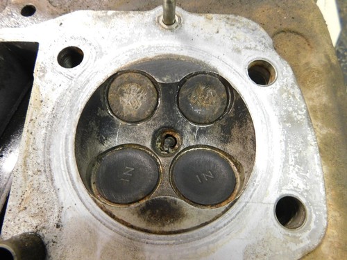 1988 Suzuki LT300 2x4 Quadrunner Cylinder Head - Complete w/ Valves & Cam  - Foto 3 di 3