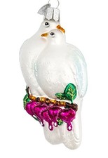 Old World Christmas Love Birds Animal Glass Ornament 16101 Decoration FREE BOX