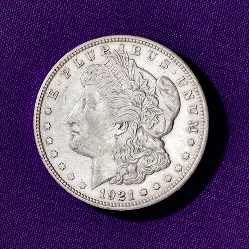 1921 D Morgan Silver Dollar 90% Silver VF Very Fine