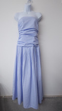 Petal & Pup Avalee Stripe Strapless Maxi Dress Size XS Blue White Striped NWOT