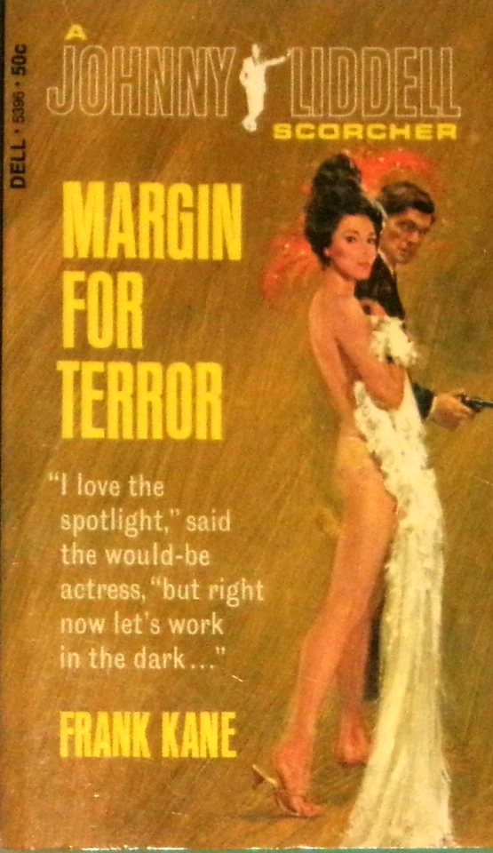 Margin for Terror by Frank Kane 1967 PB 1st PBO Dell 5396 NF - Image 1 of 1